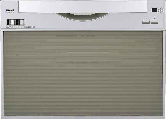 リンナイ 食器洗い乾燥機　ワイドシリーズ　【RSW-601CA-SV】 シルバー